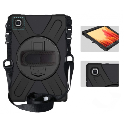 Apple iPad 6 Air 2 9.7 Kılıf Zore Defender Tablet Silikon - Siyah