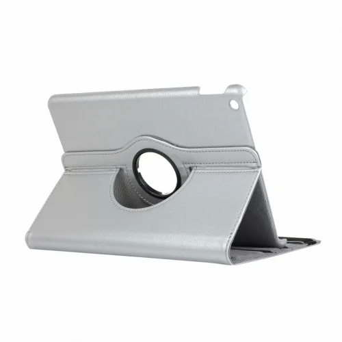 Apple iPad 6 Air 2 9.7 Tablet Kılıfı 360 Derece Dönebilen Standlı Kapak - Kırmızı