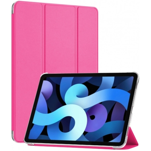 Apple iPad Air 10.9 2022 (5.Nesil) Tablet Kılıfı 1-1 Standlı Smart Cover Kapak - Pembe