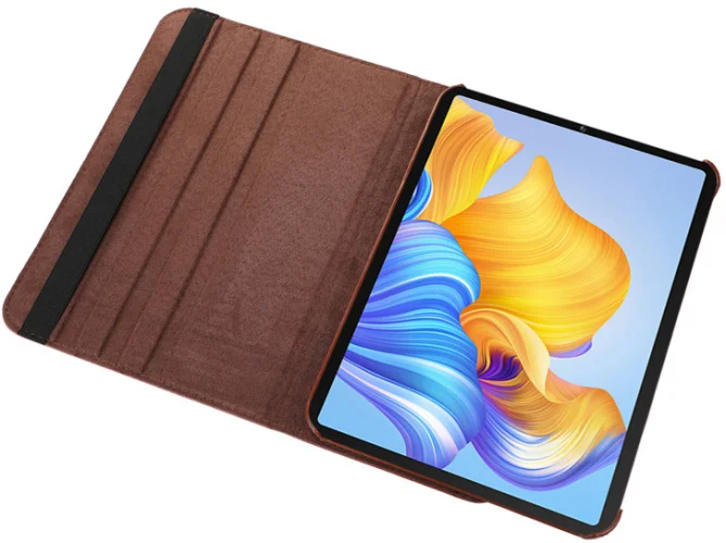 Apple iPad Air 10.9 2022 (5.Nesil) Tablet Kılıfı 360 Derece Dönebilen Standlı Kapak - Gold