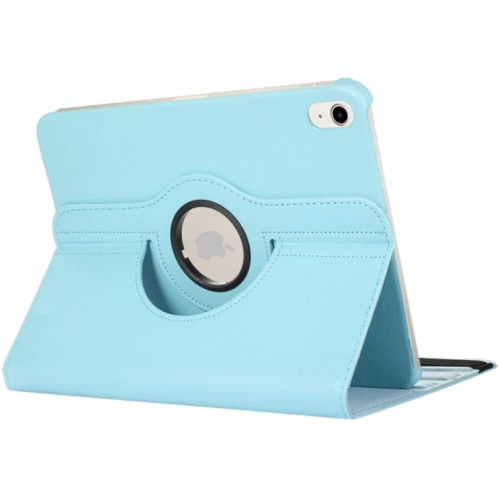Apple iPad Air 10.9 2022 (5.Nesil) Tablet Kılıfı 360 Derece Dönebilen Standlı Kapak - Mavi