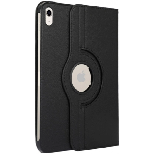 Apple iPad Air 10.9 2022 (5.Nesil) Tablet Kılıfı 360 Derece Dönebilen Standlı Kapak - Siyah