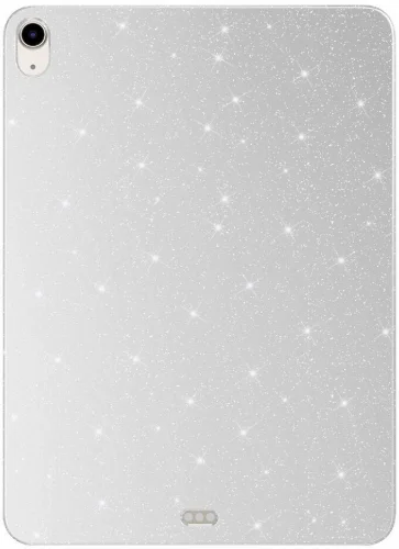 Apple iPad Air 10.9 2022 (5.Nesil) Tablet Kılıfı  Glittered Shiny Look Tablet Koton Case - Gümüş