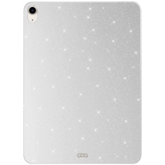 Apple iPad Air 10.9 2022 (5.Nesil) Tablet Kılıfı  Glittered Shiny Look Tablet Koton Case - Gümüş