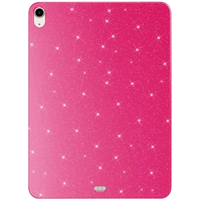 Apple iPad Air 10.9 2022 (5.Nesil) Tablet Kılıfı  Glittered Shiny Look Tablet Koton Case - Pembe Koyu