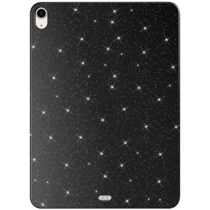Apple iPad Air 10.9 2022 (5.Nesil) Tablet Kılıfı  Glittered Shiny Look Tablet Koton Case - Siyah