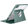 Apple iPad Air 10.9 2022 (5.Nesil) Tablet Kılıfı Termik Kalem Bölmeli Dönebilen Standlı Kapak - Yeşil