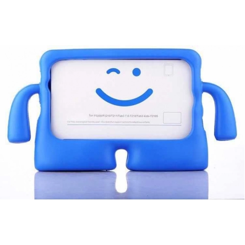 Apple iPad Air 11 2024 Kılıf Standlı Çocuklar İçin Renkli Koruyucu iBuy Tablet Kapak - Mavi