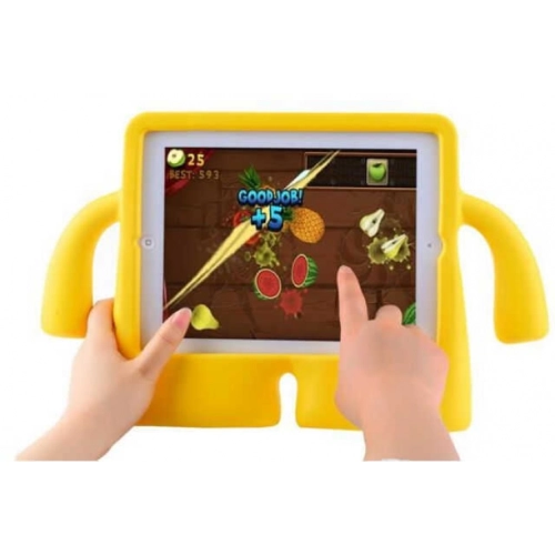 Apple iPad Air 11 2024 Kılıf Standlı Çocuklar İçin Renkli Koruyucu iBuy Tablet Kapak - Mor