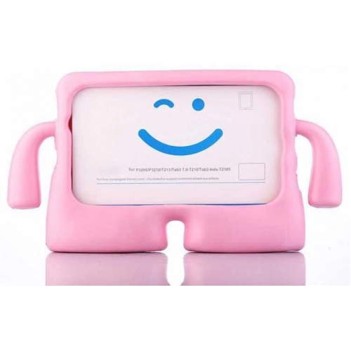 Apple iPad Air 11 2024 Kılıf Standlı Çocuklar İçin Renkli Koruyucu iBuy Tablet Kapak - Pembe