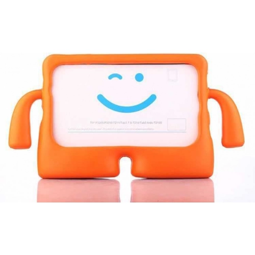 Apple iPad Air 11 2024 Kılıf Standlı Çocuklar İçin Renkli Koruyucu iBuy Tablet Kapak - Turuncu