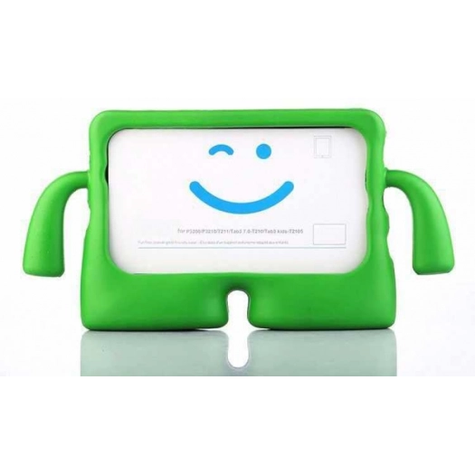 Apple iPad Air 11 2024 Kılıf Standlı Çocuklar İçin Renkli Koruyucu iBuy Tablet Kapak - Yeşil