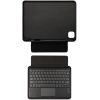 Apple iPad Air 11 2024 Klavyeli Kılıf Zore Border Keyboard Bluetooh Bağlantılı Standlı Tablet Kılıfı - Siyah