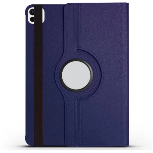 Apple iPad Air 11 2024 Tablet Kılıfı 360 Derece Dönebilen Standlı Kapak - Lacivert