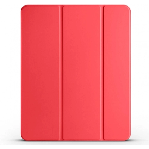 Apple iPad Air 11 2024 Tablet Kılıfı Flip Smart Standlı Kalem Bölmeli Akıllı Kapak Smart Cover - Kırmızı