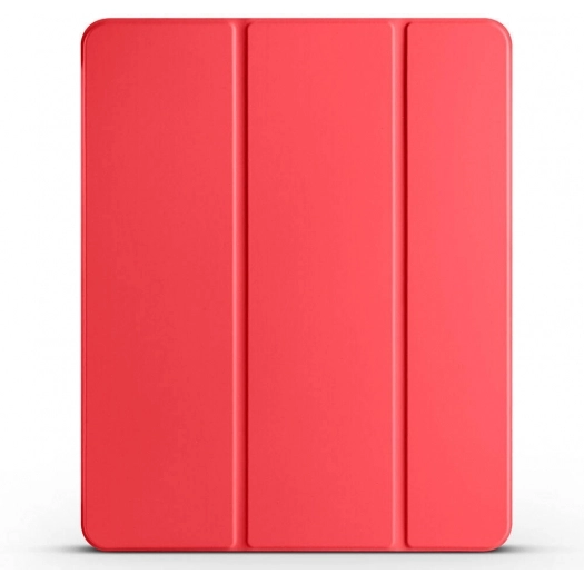 Apple iPad Air 11 2024 Tablet Kılıfı Flip Smart Standlı Kalem Bölmeli Akıllı Kapak Smart Cover - Kırmızı