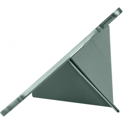 Apple iPad Air 11 2024 Tablet Kılıfı Standlı Tri Folding Kalemlikli Silikon Smart Cover - Gri