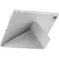 Apple iPad Air 11 2024 Tablet Kılıfı Standlı Tri Folding Kalemlikli Silikon Smart Cover - Lila