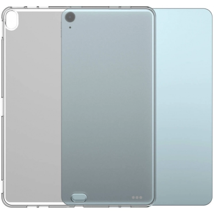 Apple iPad Air 11 2025 Kılıf İnce Şeffaf Tablet Süper Silikon - Şeffaf