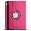 Apple iPad Air 11 2025 Tablet Kılıfı 360 Derece Dönebilen Standlı Kapak - Pembe Koyu