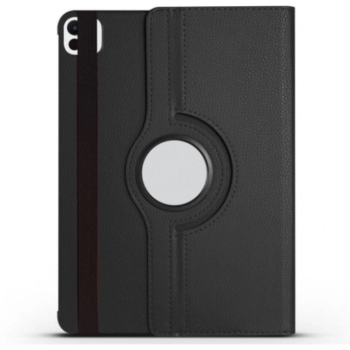 Apple iPad Air 11 2025 Tablet Kılıfı 360 Derece Dönebilen Standlı Kapak - Siyah