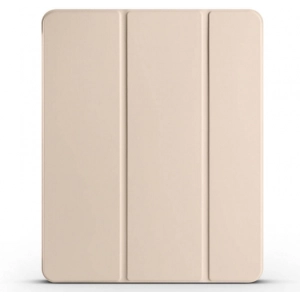 Apple iPad Air 11 2025 Tablet Kılıfı Flip Smart Standlı Kalem Bölmeli Akıllı Kapak Smart Cover - Gold