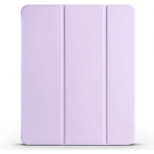 Apple iPad Air 11 2025 Tablet Kılıfı Flip Smart Standlı Kalem Bölmeli Akıllı Kapak Smart Cover - Lila