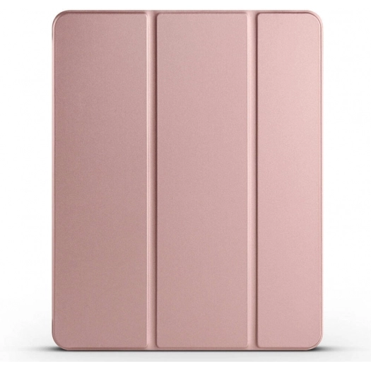 Apple iPad Air 11 2025 Tablet Kılıfı Flip Smart Standlı Kalem Bölmeli Akıllı Kapak Smart Cover - Rose Gold
