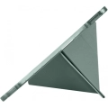 Apple iPad Air 11 2025 Tablet Kılıfı Standlı Tri Folding Kalemlikli Silikon Smart Cover - Yeşil