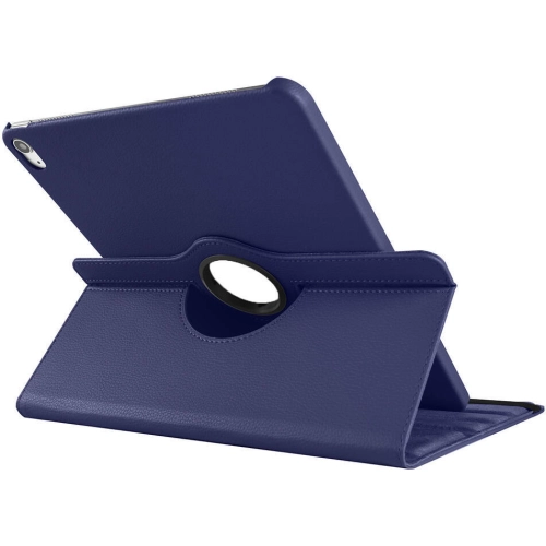 Apple iPad Air 13 2024 Tablet Kılıfı 360 Derece Dönebilen Standlı Kapak - Lacivert