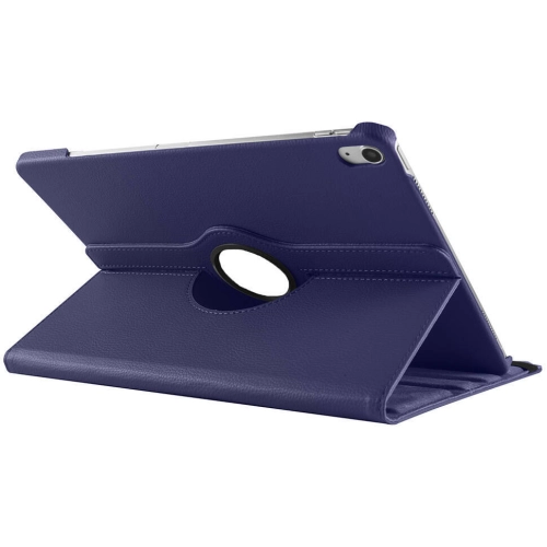 Apple iPad Air 13 2024 Tablet Kılıfı 360 Derece Dönebilen Standlı Kapak - Siyah