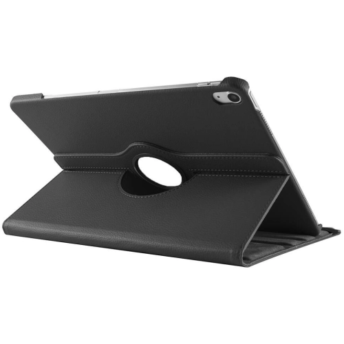 Apple iPad Air 13 2024 Tablet Kılıfı 360 Derece Dönebilen Standlı Kapak - Siyah