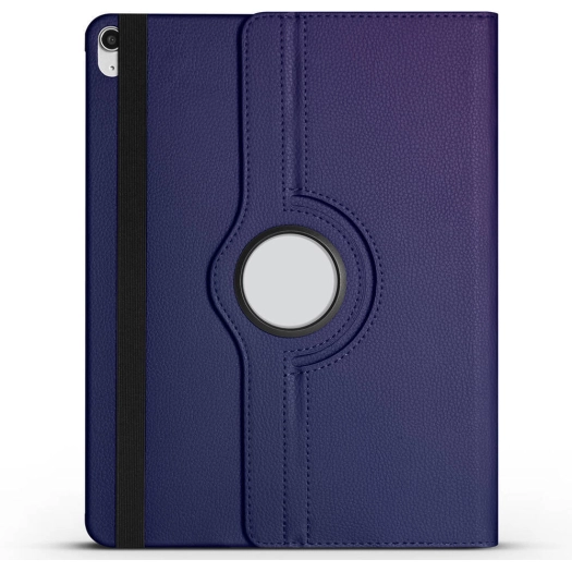 Apple iPad Air 13 2024 Tablet Kılıfı 360 Derece Dönebilen Standlı Kapak - Lacivert