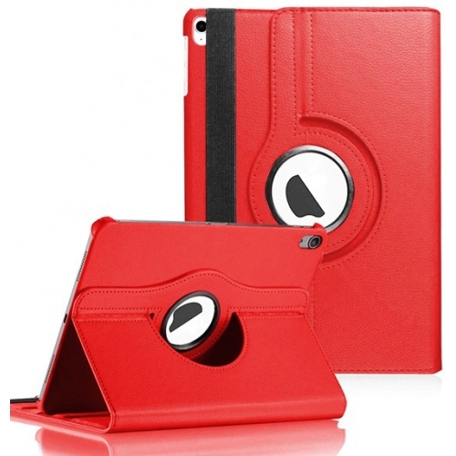 Apple iPad Air 4 10.9 inç 2020  Tablet Kılıfı 360 Derece Dönebilen Standlı Kapak - Kırmızı