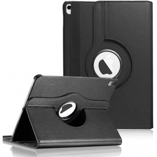 Apple iPad Air 4 10.9 inç 2020  Tablet Kılıfı 360 Derece Dönebilen Standlı Kapak - Siyah