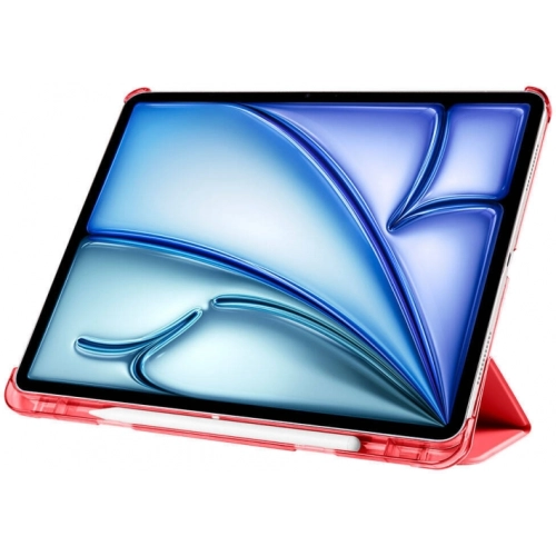 Apple iPad Air 4 10.9 inç 2020 Tablet Kılıfı Flip Smart Standlı Kalem Bölmeli Akıllı Kapak Smart Cover - Lacivert