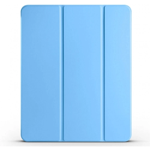 Apple iPad Air 4 10.9 inç 2020 Tablet Kılıfı Flip Smart Standlı Kalem Bölmeli Akıllı Kapak Smart Cover - Mavi