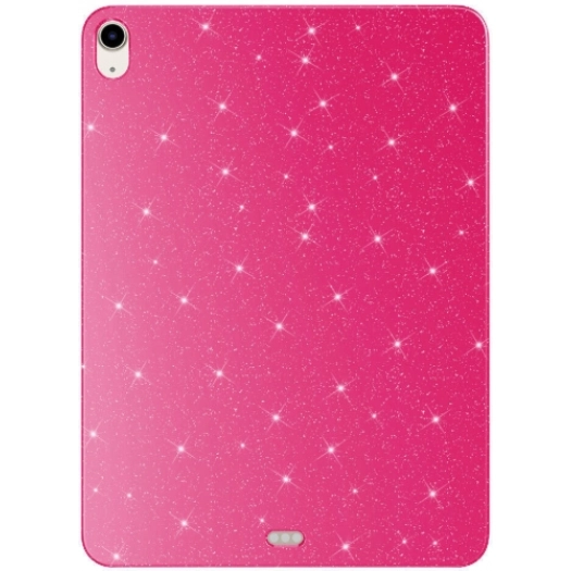 Apple iPad Air 4 10.9 inç 2020  Tablet Kılıfı  Glittered Shiny Look Tablet Koton Case - Pembe Koyu