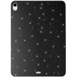 Apple iPad Air 4 10.9 inç 2020  Tablet Kılıfı  Glittered Shiny Look Tablet Koton Case - Siyah