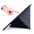Apple iPad Air 4 10.9 inç 2020  Tablet Kılıfı Standlı Tri Folding Kalemlikli Silikon Smart Cover - Lacivert