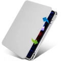Apple iPad Air 4 10.9 inç 2020  Tablet Kılıfı Termik Kalem Bölmeli Dönebilen Standlı Kapak - Gri