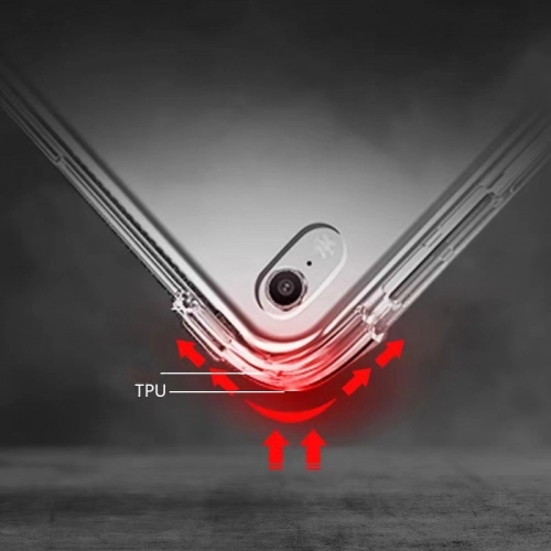 Apple iPad Mini 2021 (6.Nesil) Kılıf Şeffaf Kenarları Airbag Anti-Shock Kılıf