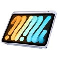 Apple iPad Mini 2021 (6.Nesil) Tablet Kılıfı Standlı Tri Folding Kalemlikli Silikon Smart Cover - Mavi