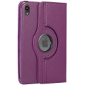 Apple iPad Mini 2021 (6.Nesil) Tablet Kılıfı 360 Derece Dönebilen Standlı Kapak - Mor