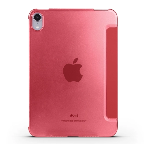 Apple iPad Mini 2021 (6.Nesil) Tablet Kılıfı Standlı Smart Cover Kapak - Kırmızı