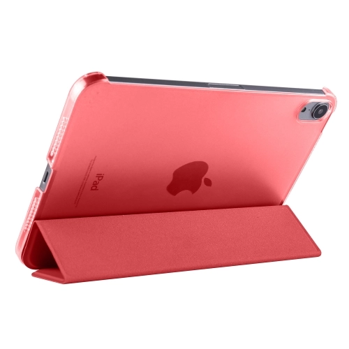 Apple iPad Mini 2021 (6.Nesil) Tablet Kılıfı Standlı Smart Cover Kapak - Kırmızı