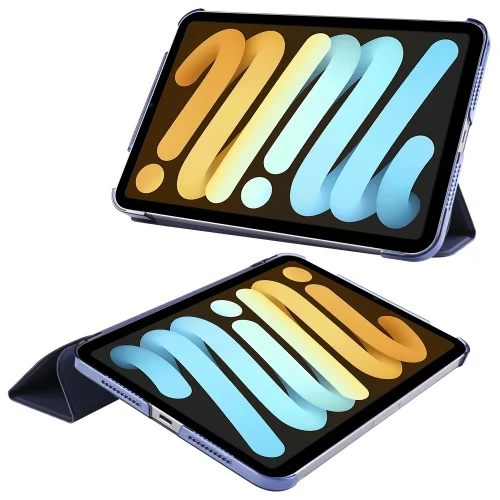 Apple iPad Mini 2021 (6.Nesil) Tablet Kılıfı Standlı Smart Cover Kapak - Lacivert
