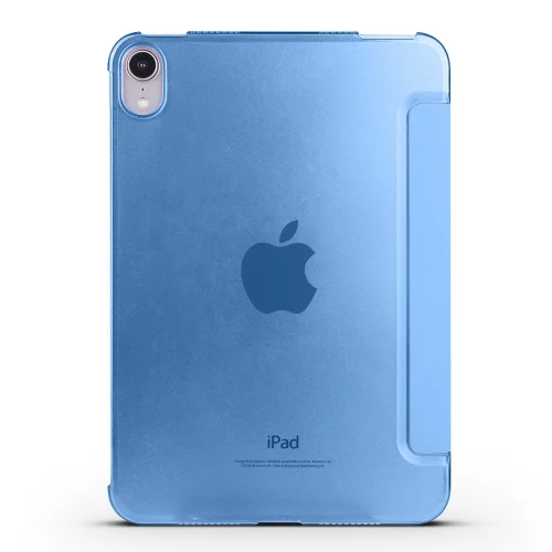 Apple iPad Mini 2021 (6.Nesil) Tablet Kılıfı Standlı Smart Cover Kapak - Mavi