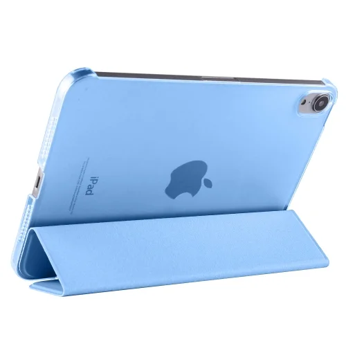 Apple iPad Mini 2021 (6.Nesil) Tablet Kılıfı Standlı Smart Cover Kapak - Mavi