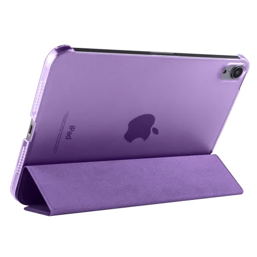 Apple iPad Mini 2021 (6.Nesil) Tablet Kılıfı Standlı Smart Cover Kapak - Mor